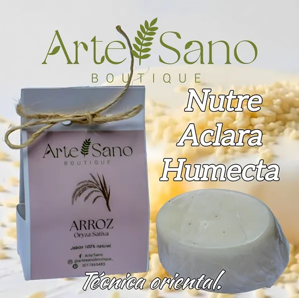 Jabón de Arroz (vista 2)